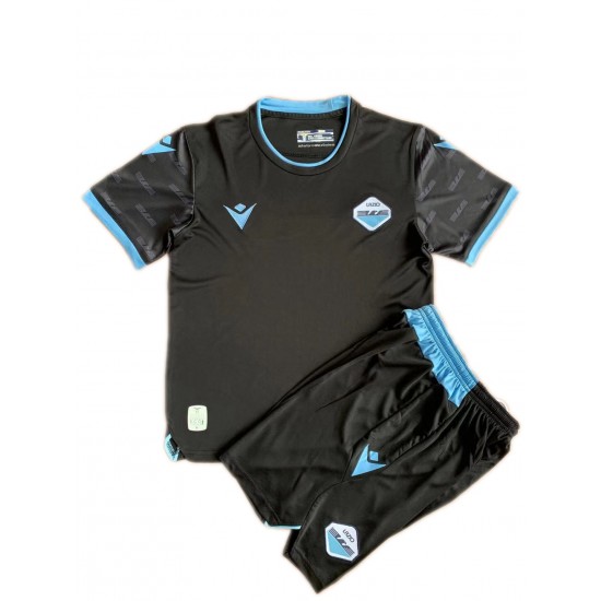 Camisola SS Lazio Criança Equipamento Terceiro 2021-2022 Manga Curta